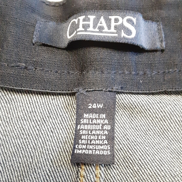 NWT CHAPS COMFORT ELASTIC MID RISE SLIM LEG CAPRIS - Picture 6 of 9